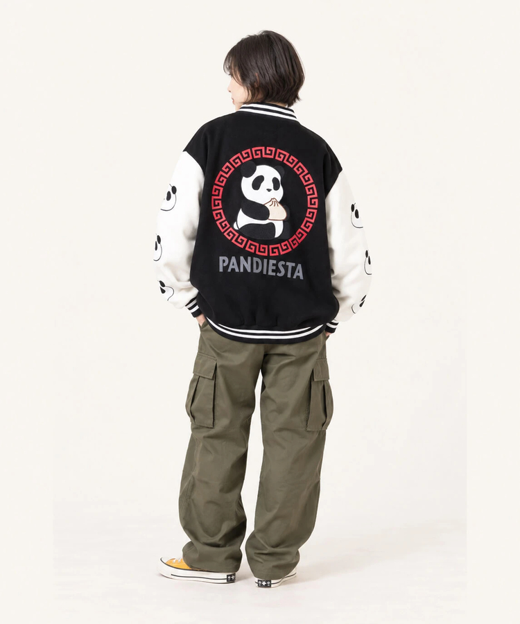 PANDIESTA(パンディエスタ) |SB PANDIESTA 熊猫飯店 ほかほかパンダ 肉まん スタジアム ジャンパー(536100 MENS/WOMENS）