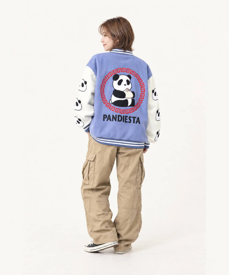 PANDIESTA(パンディエスタ) |SB PANDIESTA 熊猫飯店 ほかほかパンダ 肉まん スタジアム ジャンパー(536100 MENS/WOMENS）